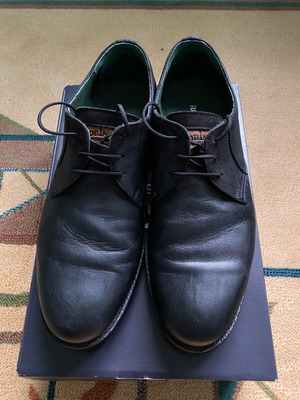 Robinson lace-up moccasins used, size 42, black