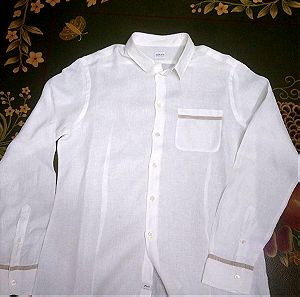 ARMANI Collezioni πουκάμισο λινό ανδρικό XL  σε άψογη κατάσταση