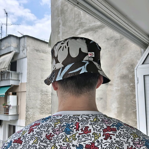 Bucket hat Karisma like new with floral pattern, size 58