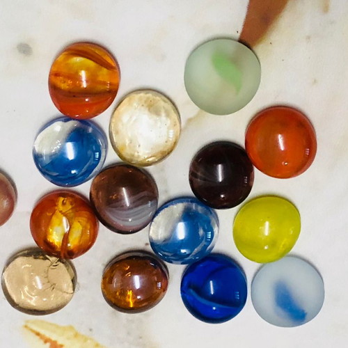 Pack of 15 glass cabochons for jewelry making new