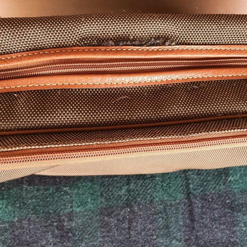 Longchamp handbag used, brown