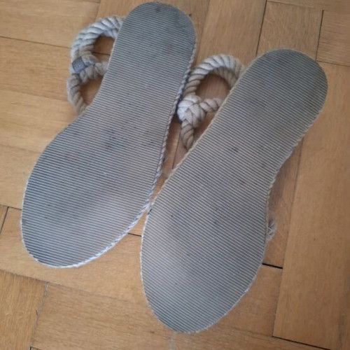 H&M boho sandals like new, beige, size 36