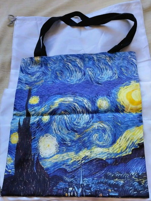Fabric tote bag Starry Night Vincent Van Gogh new