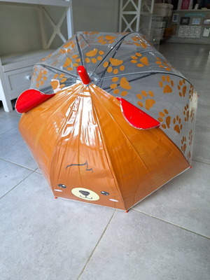 Ομπρέλα παιδική με θέμα σκυλάκι 65cm νέα