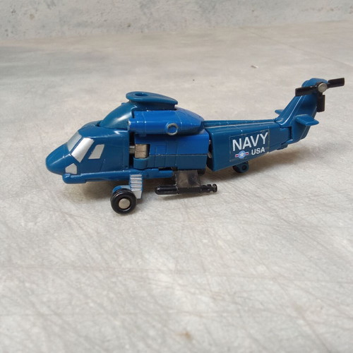 Transformers Navy Bandai 1985 Vintage Helicopter Toy used