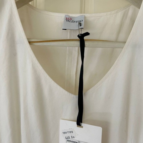 Red Valentino white dress new, size 42 IT
