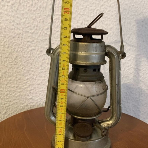 Oil lamp used, vintage