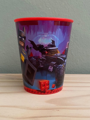 Lego Batman 2017 Plastic Cup used