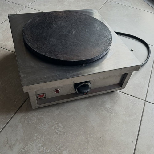 North Professional Electric Crepe Maker like new, inox body