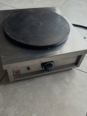 North Professional Electric Crepe Maker like new, inox body
