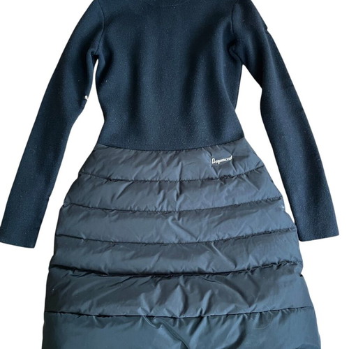 Dsquared2 black down winter dress size IT42-M like new
