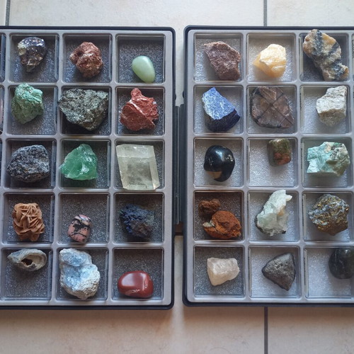 National Geographic Mineral Collection like new, 40 minerals with booklet