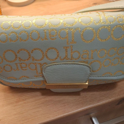 Rocco Barocco shoulder bag new, turquoise, small