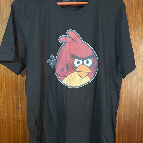 Hanes Angry Birds T-shirt new, size XL, black