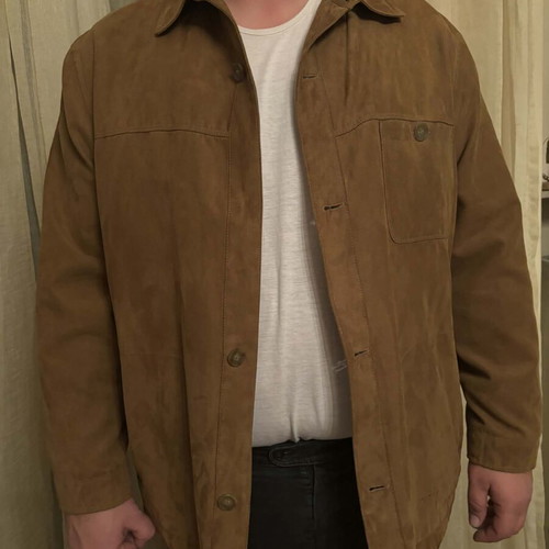 Men's outerwear used, brown, thin, in very good condition