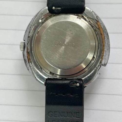 Poljot Automatic 23j Used Men's Watch 1960s Green Silver