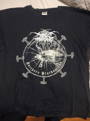 Μπλούζα Darkthrone Northern Blacksmiths μεταχειρισμένη, σπάνια, μαύρη, μέγεθος L
