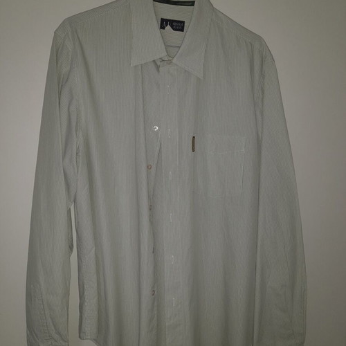 Armani Jeans shirt used, thin striped, size XL