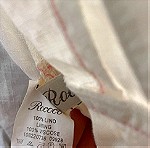  Rococo λευκό, λινό σακάκι.