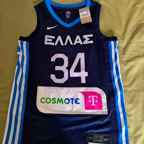 Nike Greece Limited Basketball Jersey Antetokounmpo 34