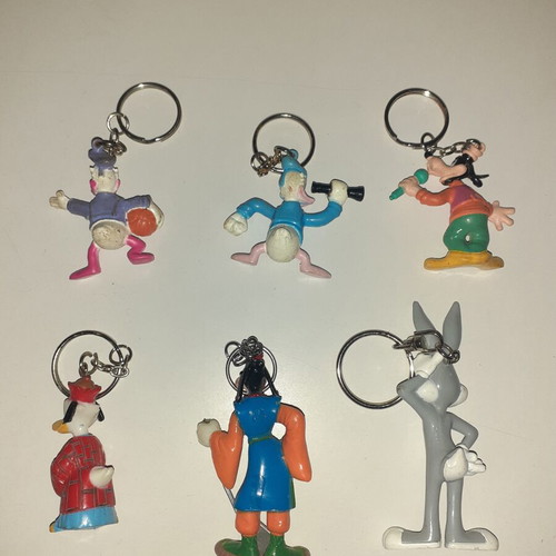 Disney character keychains, set