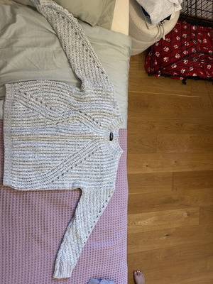 Grey pullover sweater, size M / 38 / 10