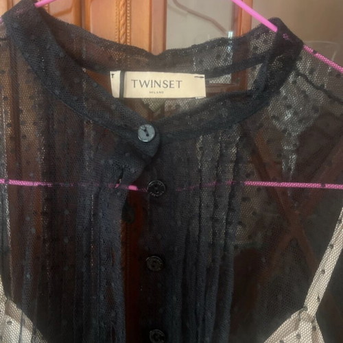 Twinset dress black and pink, size S/M