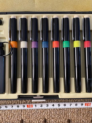 Hero traditional refillable technical pens set, new
