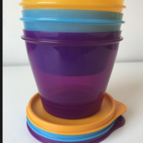 Tupperware bowl set 3 pieces 800ml, 500ml, 240ml new