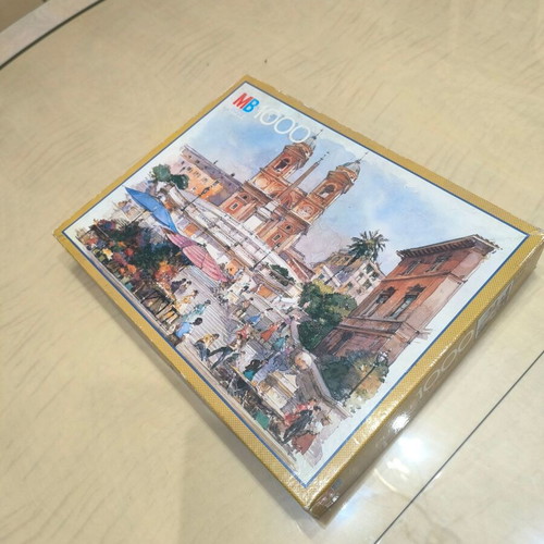 Puzzle with colorful city image 1000 pieces new BGM1001
