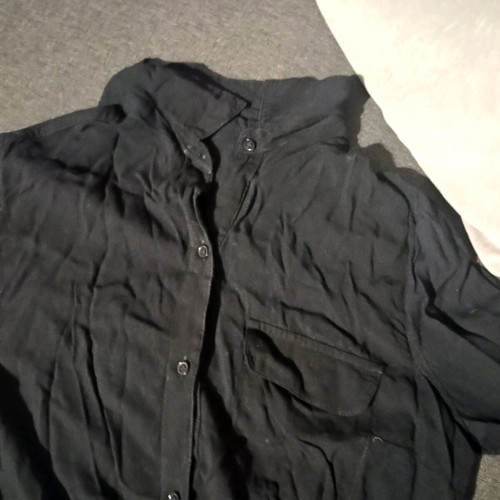 Terranova women's black shirt like new semi-transparent