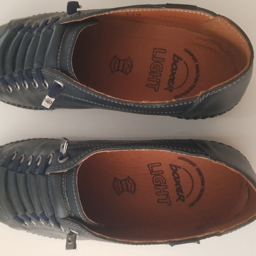Boxer casual shoes size 41 new, dark blue