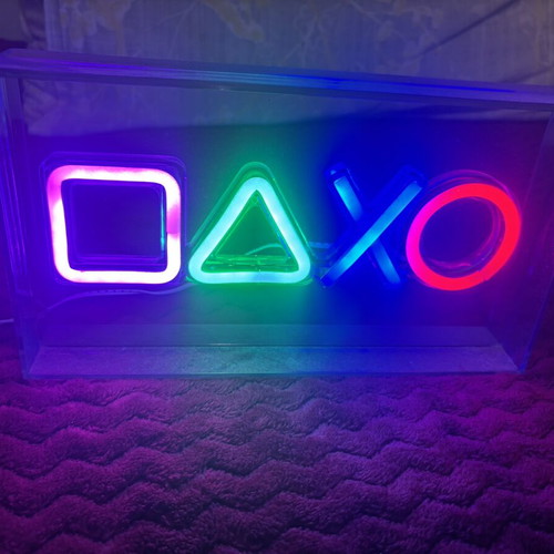 PlayStation illuminated decorative sign