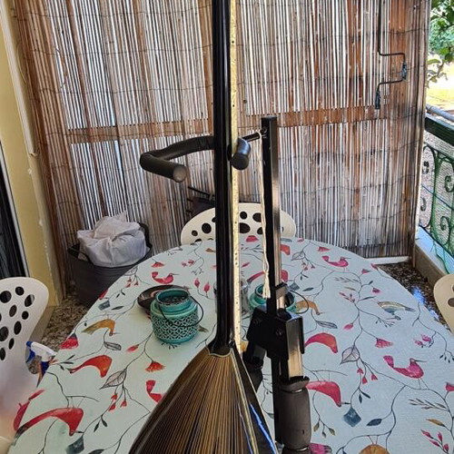 Bouzouki trichordo Matsikas like new with case and footrest