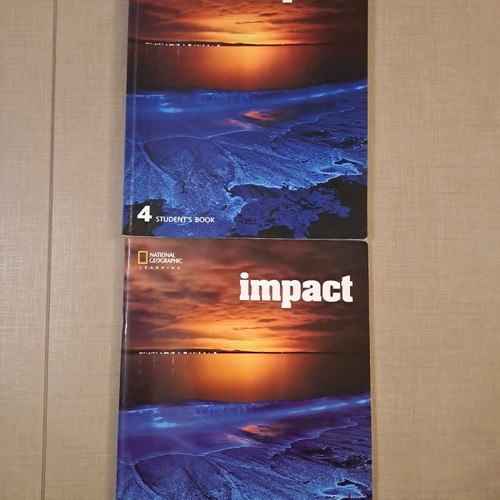Impact English learning books used for B2 level