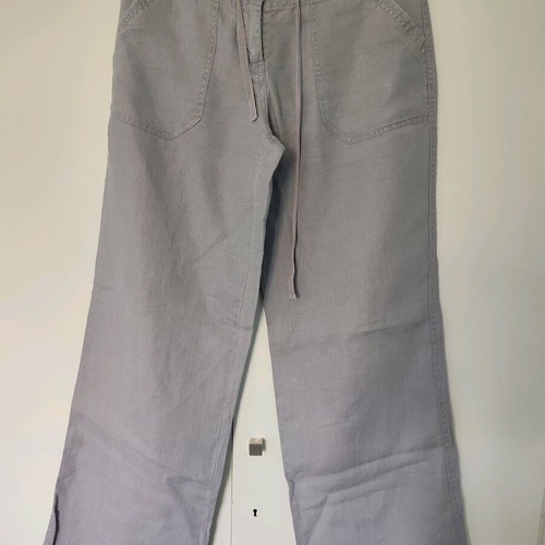 Linen pants gray Atmosphere small medium like new