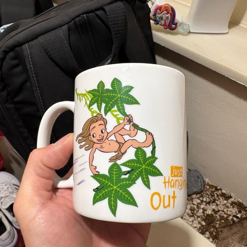Tarzan Disney mug like new collectible from the 90s