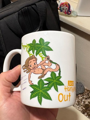 Tarzan Disney mug like new collectible from the 90s