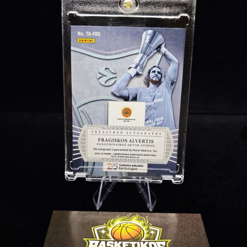 2024-25 Crown Royale Euroleague Panathinaikos Fragiskos Alvertis Treasured Autographs