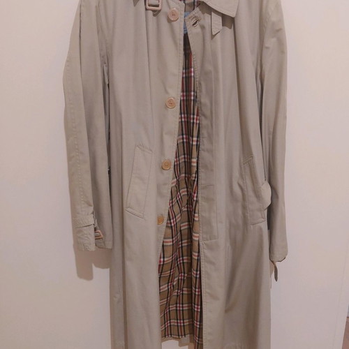 Men's trench coat Large used, beige