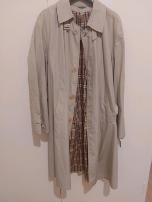 Men's trench coat Large used, beige