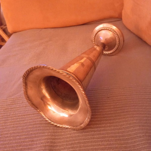Antique decorative alpaca vase used