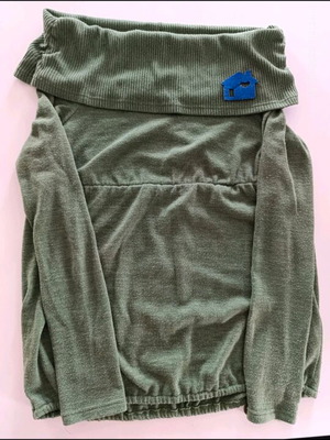 BSB Roll-neck Balloon Line Sweater like new, green, size S-M