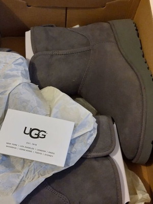 UGG Kristin ankle boots new, gray, size 36