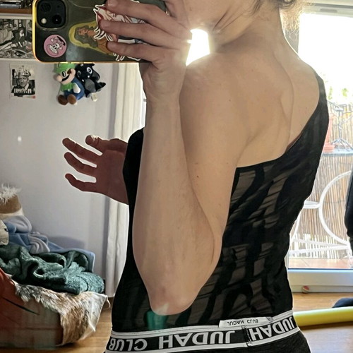 Cthru Zebra bodysuit used, black, size S