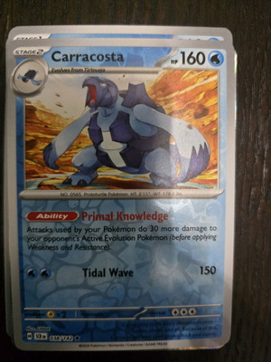Carracosta Pokémon Card new