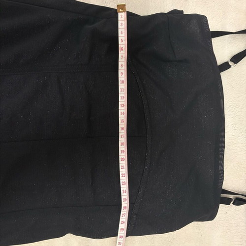 Makis Tselios black shiny midi dress like new, Xsmall/small