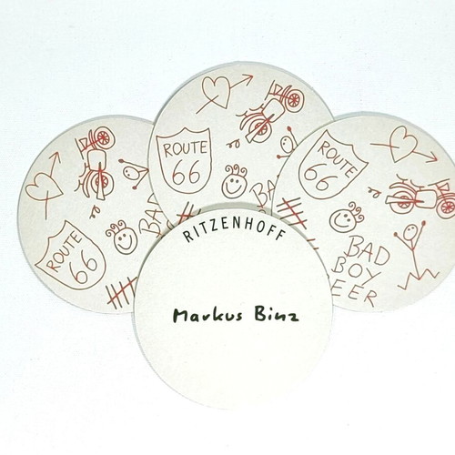 Ritzenhoff Markus Binz coasters set of 4 like new