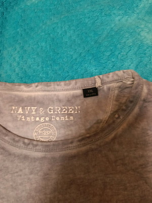 Ανδρική καλοκαιρινή μπλούζα Navy & Green xxl σαν καινούργιο, γκρι