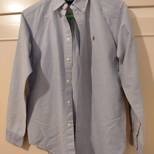 Ralph Lauren shirt like new, blue, teen boys 14-16
